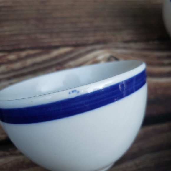 [8] Everyday Gibson Mug Set - Cobalt Blue Striped and Glazed - Picture 9 of 12